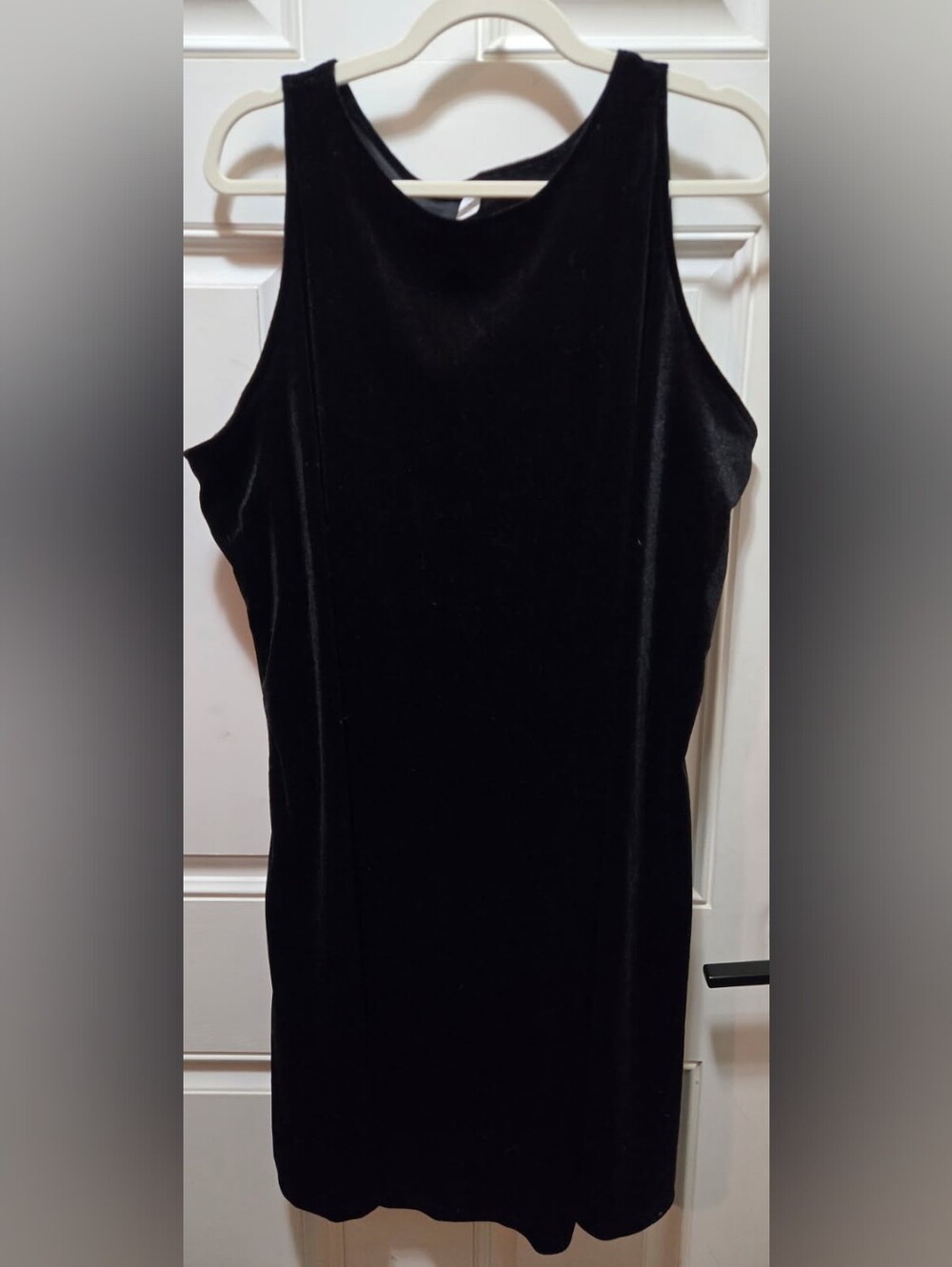 NWT Old Navy Black Velvet Sleeveless Swing Dress - Plus Size 2X